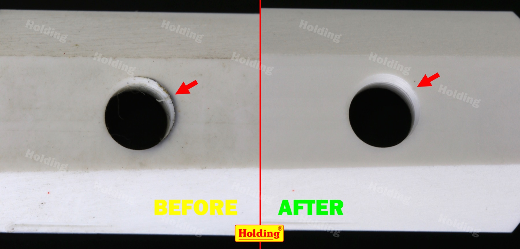 Demurring Plastic Parts SPIN-GALL-PLASTIC